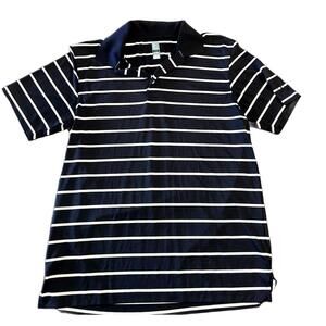 PGA Tour Men's Striped Polo‎ Shirt - Airflux Technology, Men's Size Large
